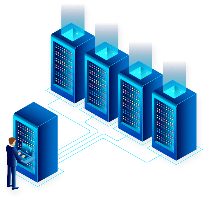 Server Room Illustration