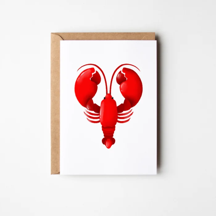 Lobster Greetings Card